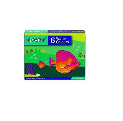 Apsara Water Colour Tube - 6 Colours