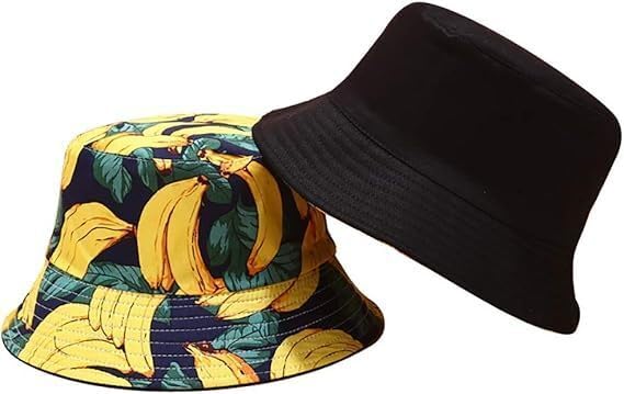 Image of Dujunex American Flag Stars Bucket Hat Summer Travel Beach Sun Hats Outdoor Cap for Women Man