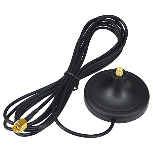 Antena NMO para rutas en SUV y todoterreno con base magnética y cable coaxial de 10 pies