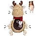 Dog Squeaky Toys,Dog Chew Toys Durable Cute Interactive Plush Dog Toys with Crinkle Paper Christmas Dog Toys for Puppy Small Medium Large Dogs