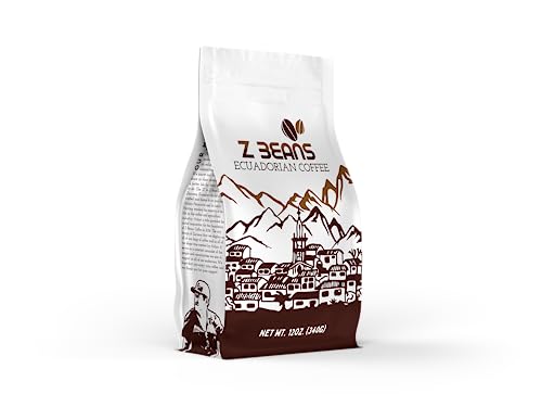 Organic Premium Grade Arabica Whole Bean Honey Processed Coffee- Sustainably Sourced- Small Batch -Rich Well Balanced Flavor With Notes of Honey and Chocolate- Non-GMO-12 OZ Bag