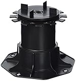 Karle & Rubner 7250 Soporte para terraza de plástico con Cruz para Azulejos – Altura Regulable 145 – 225 mm, 145-225 | 1Stk