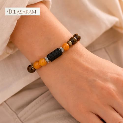 Image of Leo (सिंह राशि) Rashi Ratna Bracelet (3.5 Inches) Expendable Elastic for Unisex | Zodiac Gemstone Bracelet | Astrology Wristlet | Spiritual Jewelry for Men & Women | Confidence, Leadership & Power