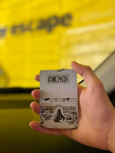 Image of PumpCar 2 pieces shanks double-sided hanging Japanese anime vanilla-scented One Piece car air freshener Cool anime hanging air fresheners for rearview mirror Car Interior Accessories Household Gifts