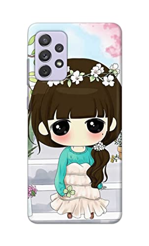 Image of PRINTFIDAA Cartoon Girl Printed Designer Hard Back Case Cover for Samsung Galaxy A72 -(UO) MVN1009
