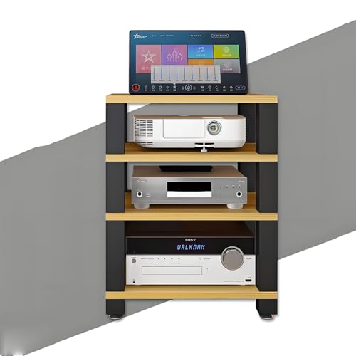 Meuble HiFi à 4 niveaux compact pour optimiser les studios et salons étroits - 2