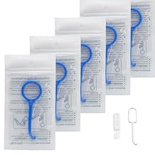 Aligner Removal Tool, Portable Clear Aligner Removal Tool for Invisible Removable Retainers,Braces, Aligners Remove - Easy Pull Tool Kit 5Pcs Blue