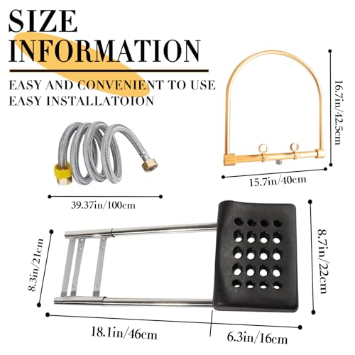 YTQHERQR Rack de circulação de água com kit de travesseiro, equipamento de spa com mangueira de água