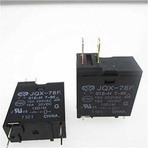 Relais 12V JQX-78F 012-H haute isolation 16A 250VAC pour commutation stable