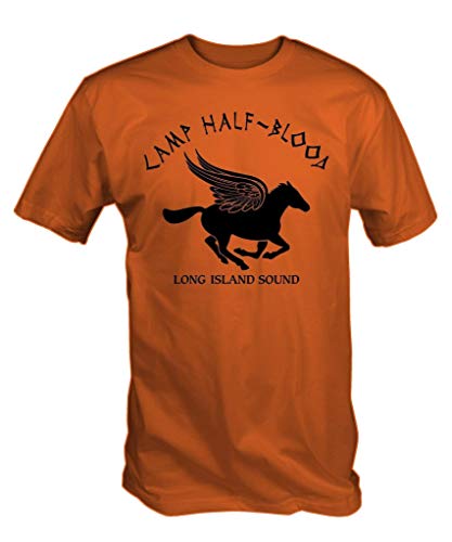 6TN Campamento Medio Sangre T Camisa - Naranja, Small