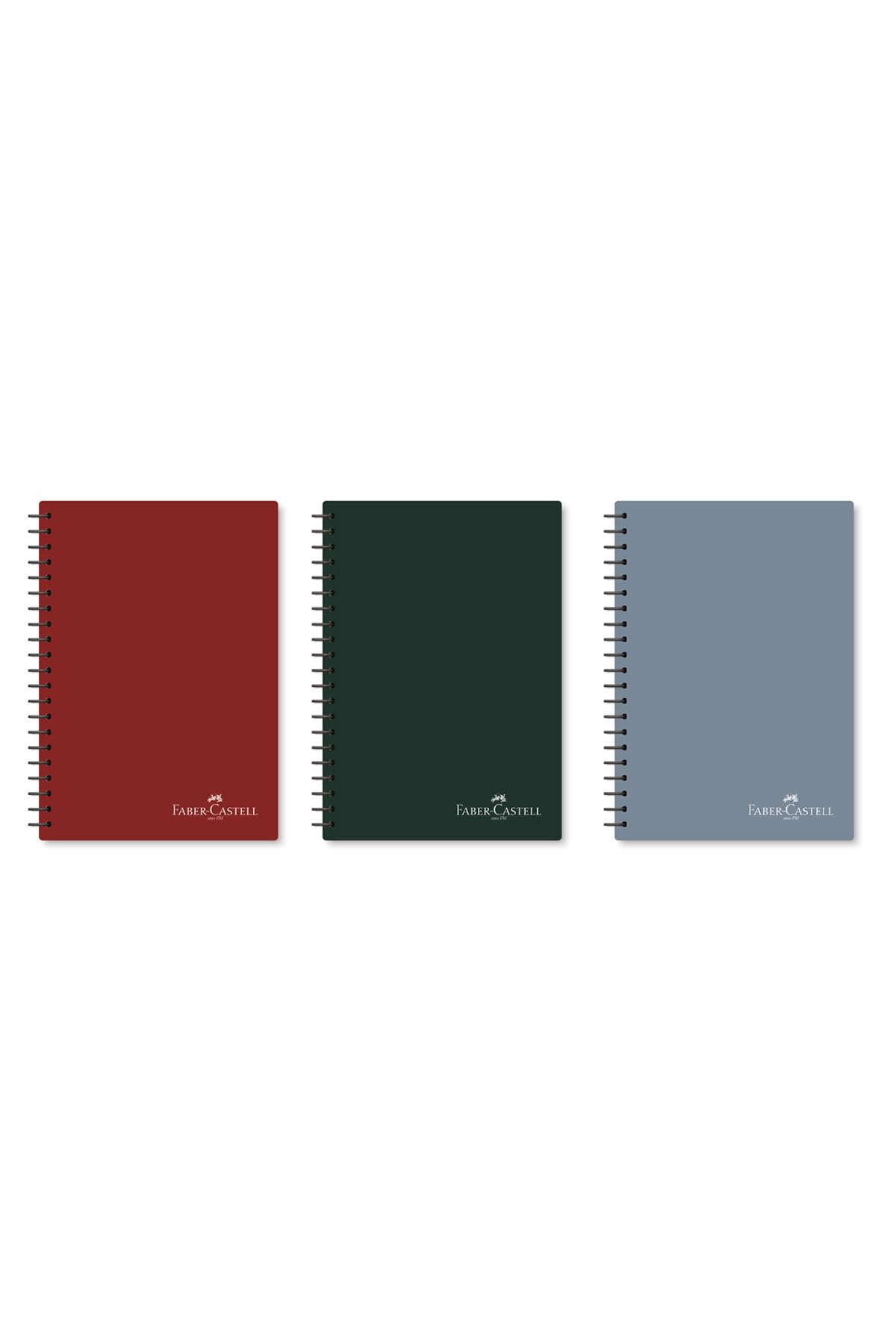 FABER-CASTELL PP Koyu Renkler Defter, 100 Y, Çizgili