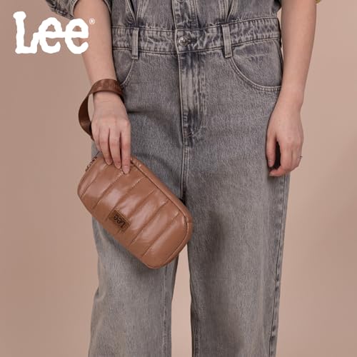 Image of x Lee Dual Wristlet Wallets for Women, Puffer Crossbody Wallets Purse with Phone Pocket & Zipper Closure