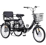 NOMIGO Two-Seater Electric Tricycle Electric Tricycle for Adults