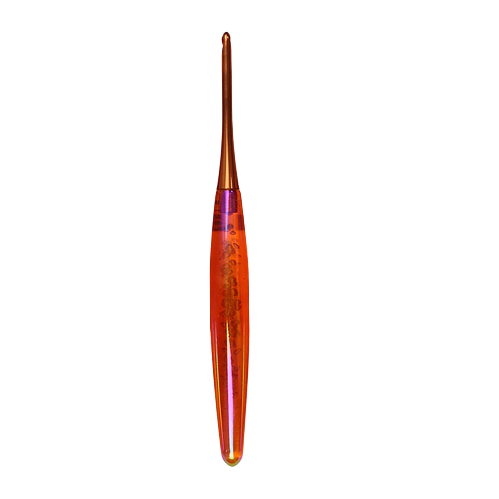 Ergonomic Acrylic Grip Crochet Hook Needle Aluminium Crochet Hook Yarn Craft Tool for Beginner Adult Weaving Crocheting Ergonomic