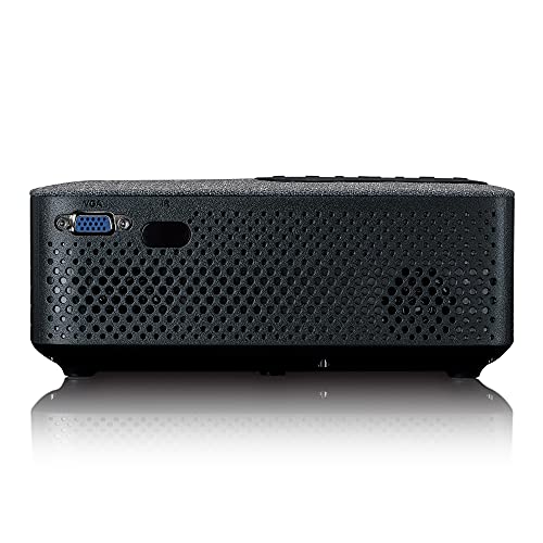 Lenco LPJ-700 Mini Beamer - Bluetooth Beamer - Mini Projector 4000 Lumen - 30.000 uur levensduur - Full HD - Bluetooth 5.0-2 x HDMI - USB - afstandsbediening - zwart/grijs - Image 8