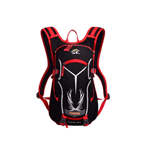 FSR Ciclismo Zaino Leggero Impermeabile Borsa Alpinismo Borsa Durevole Sport Outdoor Zaino Alpinismo Viaggio Di Pesca, Rosso, Blu, Nero,Red