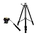 Video Tripod with Fluid Head, Kamisafe VT-1500 Heavy Duty Tripod Camera Stand Fluid Head Tripod for Video Camera DSLR Camcorder Nikon Canon Sony with Carry Bag, Extends to 65