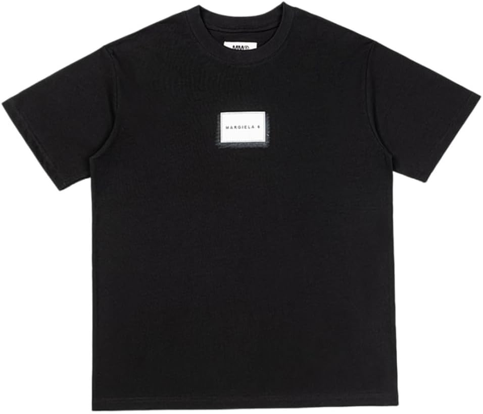 【^メ`ゾン:マルジェラ^】tシャツ メンズ 半袖 クルーネック 綿 MM6 通気性 薄手 柔らかい肌触り トップス シンプル ゆったり カジュアル 普段着 夏服 [並行輸入品]