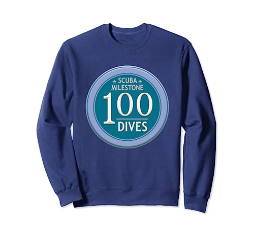 100 Dives Milestone Scuba Diver Commemorate 100 Logged Dives Sweatshirt