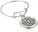Alex and Ani Compass Expandable Rafaelian Silver Stackable Ring, Size 7-9