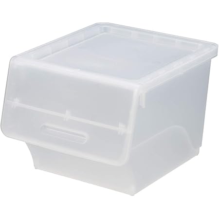 Amazon サンカ 収納ボックス フロック 30 クリア 色 幅38 5 奥行46 高さ31cm Squ Fr 30cl 日本製 収納ケース ボックス オンライン通販