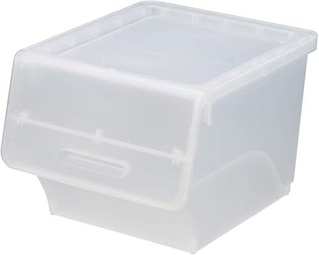 Amazon サンカ 収納ボックス フロック 30 クリア 色 幅38 5 奥行46 高さ31cm Squ Fr 30cl 日本製 収納ケース ボックス オンライン通販