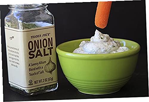 Trader Joe's Onion Salt, A Savory Allium Blend with a Touch of Salt, 2 oz (57g) - 2-PACK