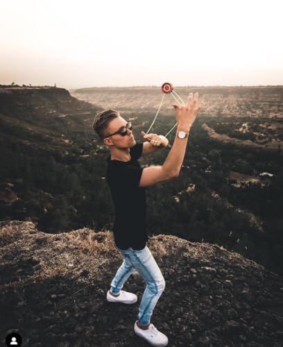 YoYo Factory Shutter Jo jo – Unresponsives Profi Yoyo aus Vollmetall – Leerlauf JoJo mit Kugellager – Von Weltmeister Gentry Stein genutzt – Spielzeug für Kinder & Erwachsene - Galaxy