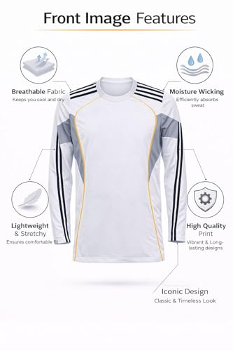 Image of Real Madrd New Season Football Full Sleeves Round Neck Sports Jersey