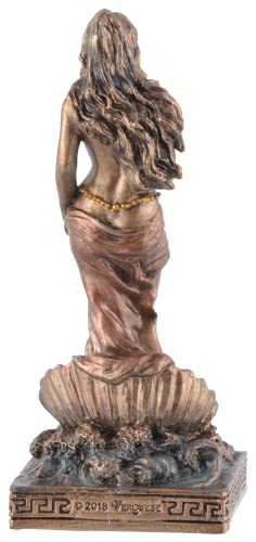 Statuette Aphrodite Veronese miniature peinte couleur bronze antique - 6