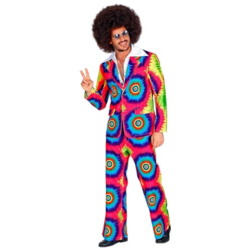 La confezione include la giacca colorata e i pantaloni in stile psichedelico