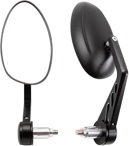 Miniatura 4 de Espejos laterales para manubrio de 78 pulgadas de 0.866 in, espejo retrovisor universal para motocicleta, espejo retrovisor lateral, espejos de
