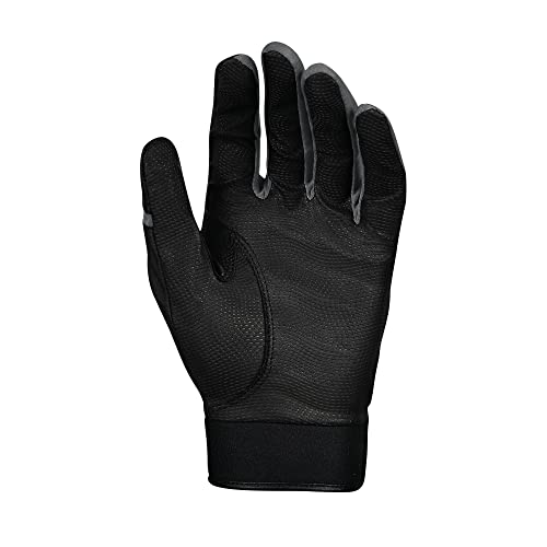 Louisville Slugger Luvas de rebatedor genuínas para adultos – Pequena, preta