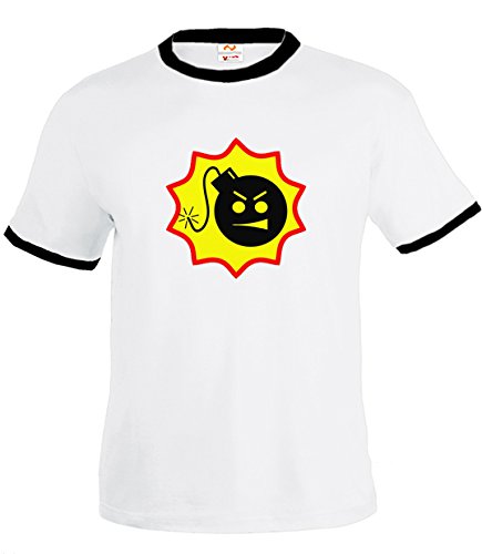 Mx Games Camiseta Serious Sam Boomb Manga Corta (Talla: Talla-XL)