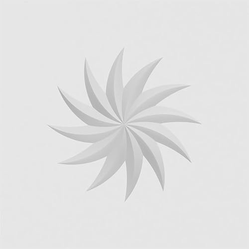 Vista 50 de Ekena Millwork ROSP030X030X075SDG12 Roseta espiral estándar Sedgwick con borde cuadrado, 3 pulgadas de ancho x 3 pulgadas de alto x 3/4 pulgadas