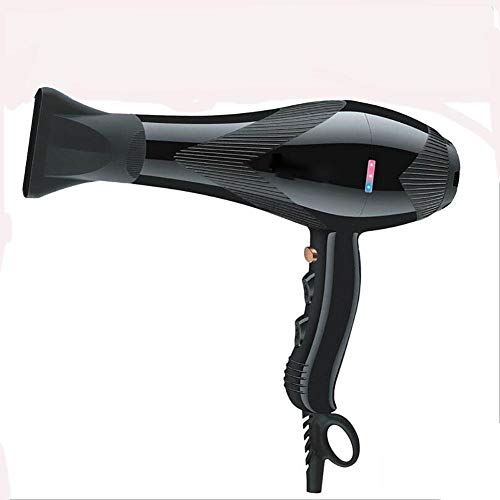 Professioneller Haartrockner-Negativ-Ionen-Trockner mit 3000 W, Schwarz, 3-Fach-Wechselstrommotor und 3 Wärmeanpassung,