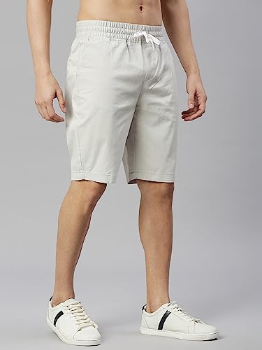 Image of Thomas Scott Men's | Solid | Chino Shorts | Regular Fit | Cotton Elastane | Above Knee | Casual Short