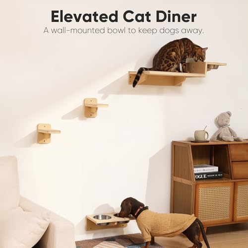 Set de muebles de pared para gatos FUKUMARU 3 en 1 miniatura 2