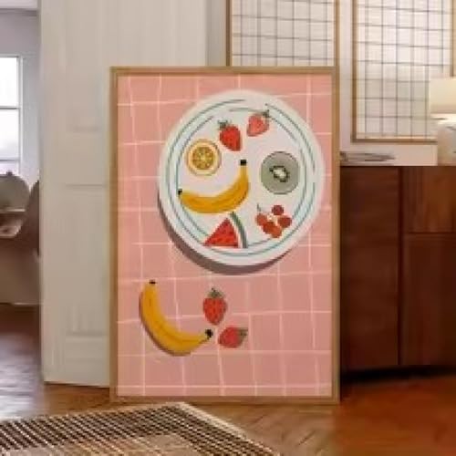 Nourriture modernes affiches et images sur toile grand format avec cadre - 4
