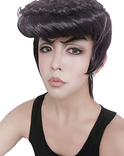 Cnstone 耐熱ウィッグ 東方仗助 コスプレウイッグ かつら cosplay wig イベント ハロウィン 仮装 専用ネット付 Cnstone 耐熱ウィッグ 東方仗助 コスプレウイッグ かつら cosplay wig イベント ハロウィン 仮装 専用ネット付