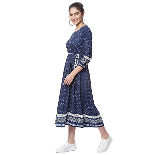 Image of Indigo Liva Kalidar Dress