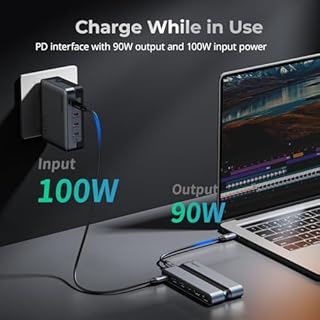 SMALLRIG 9 in 1 CFexpress Type B Card Reader Docking Station with USB3.2 (Gen 2) 10Gbps, SD/TF/CFexpress Type B Readers, USB-A/USB-C/HDMI/Gigabit Ethernet Ports, for iPhone for Mac - 4662