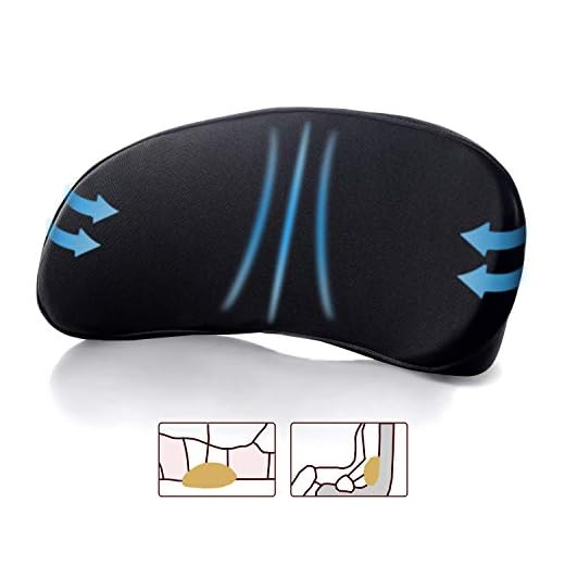 Lumbar Support Pillow for Car Seat – Multi-Use Memory Foam Lower Back Cushion with Ergonomic Streamline, Upgraded for Waist & Hip Pain Relief, Perfect for Office Chair,Car Driver, Recliner,Black