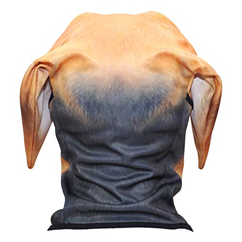 Image of WTACTFUL 3D Animal Ears Balaclava, Breathable Face Mask for Halloween