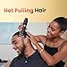 OLOV PROFESSIONAL Hair Clippers for Men, Cordless Hair Clipper Kit, Adjustable 4 Length Setting, 2-Speed Settings, Replaceable Ceramic Blade Heads, Rechargeable Hair Clippers for Family (Black)