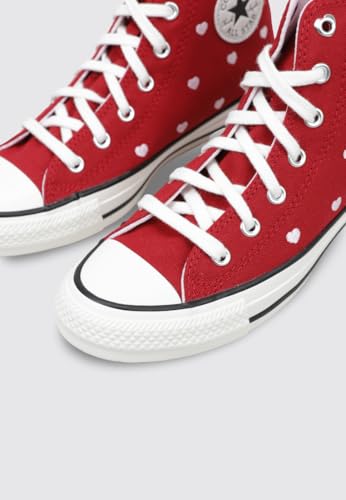 Baskets montantes enfant Converse CHUCK TAYLOR ALL STAR HEARTS ROSES 37 12 - vue 10