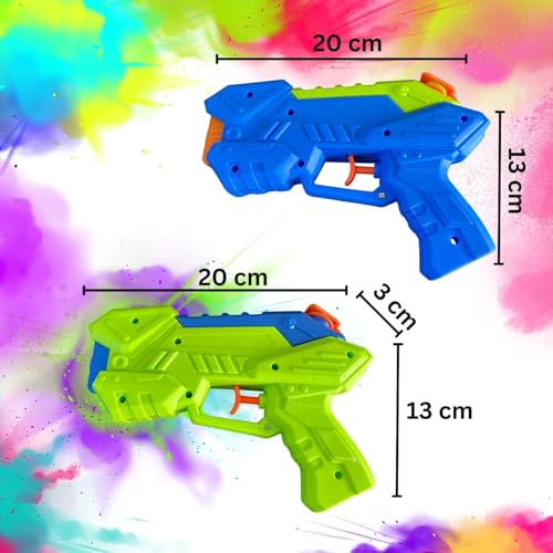 Image of Holi Water Gun for Kids, Boys and Girls Holi Pichkari Gun with Long Range High Pressure Speed for Holi, Beach, Pool, Outdoor Fun (Pack of 1)