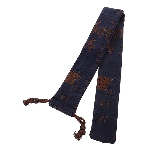 Yardwe Flute Bag Pouch Cotton Flute Storage Case Protective Case for Musicians Portable User-friendly