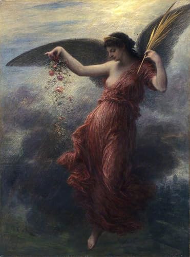 Peinture d'art d'affiche Henri Fantin-Latour avec finitions graffiti haut de gamme 60x90