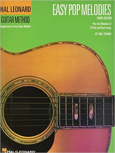 Easy Pop Melodies: Correlates with Book 1 (Hal Leonard Guitar Method (Songbooks)) book cover